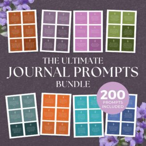 journal prompts bundle