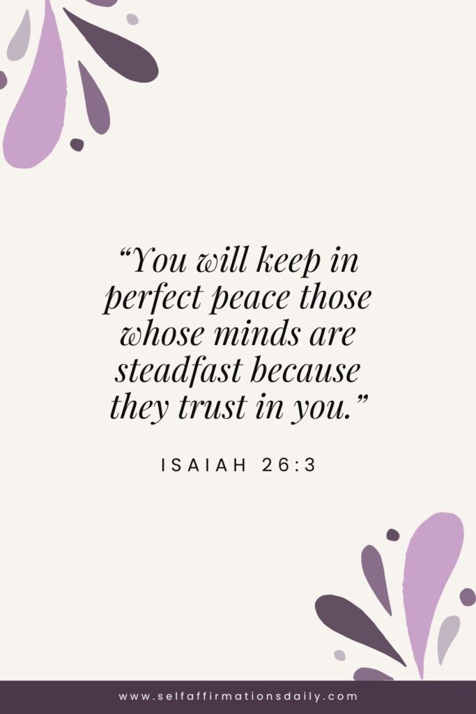 26 Uplifting Mental Health Bible Verses to Inspire You Self Affirmations Daily