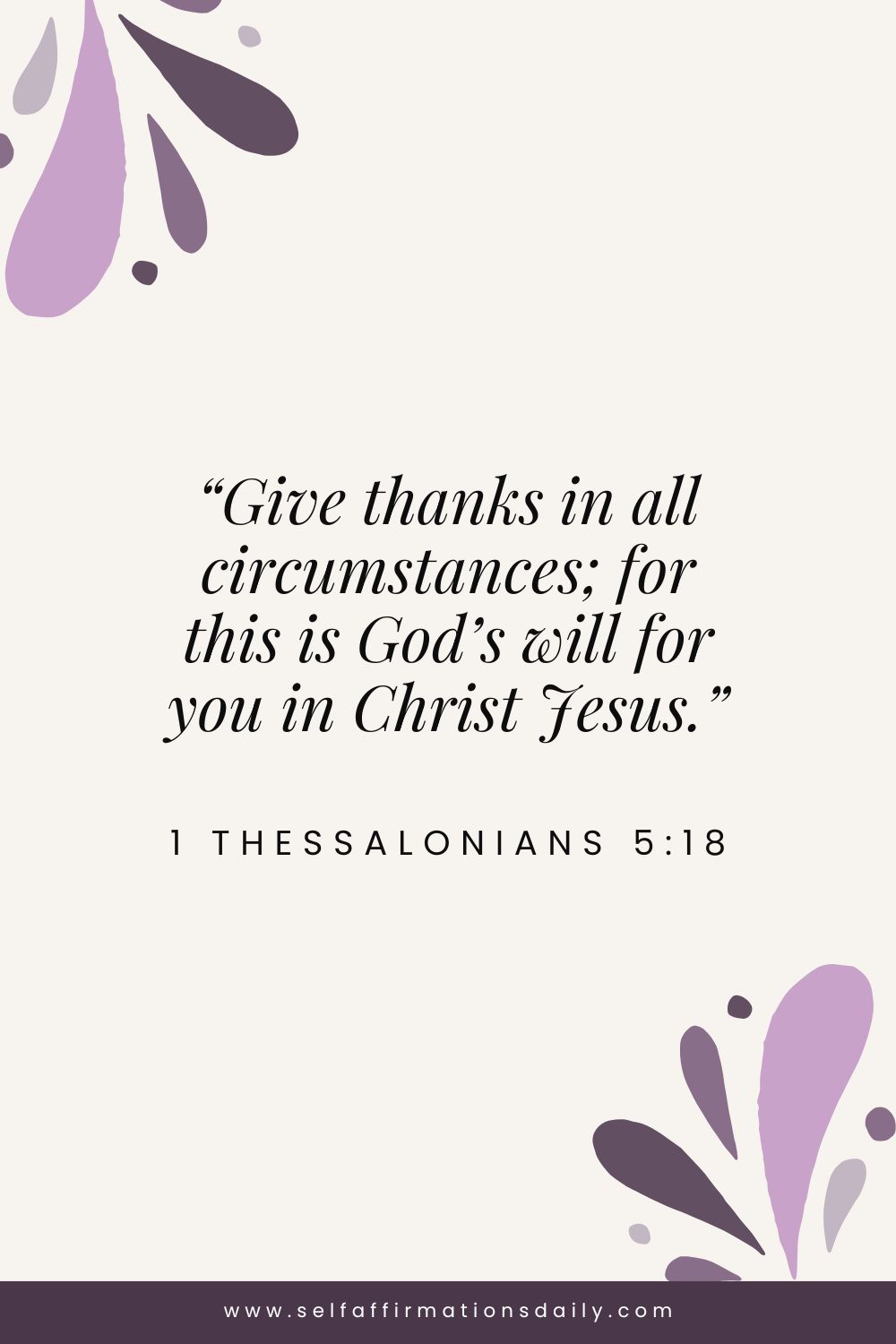 1 Thessalonians 5:18 - mental health bible verse