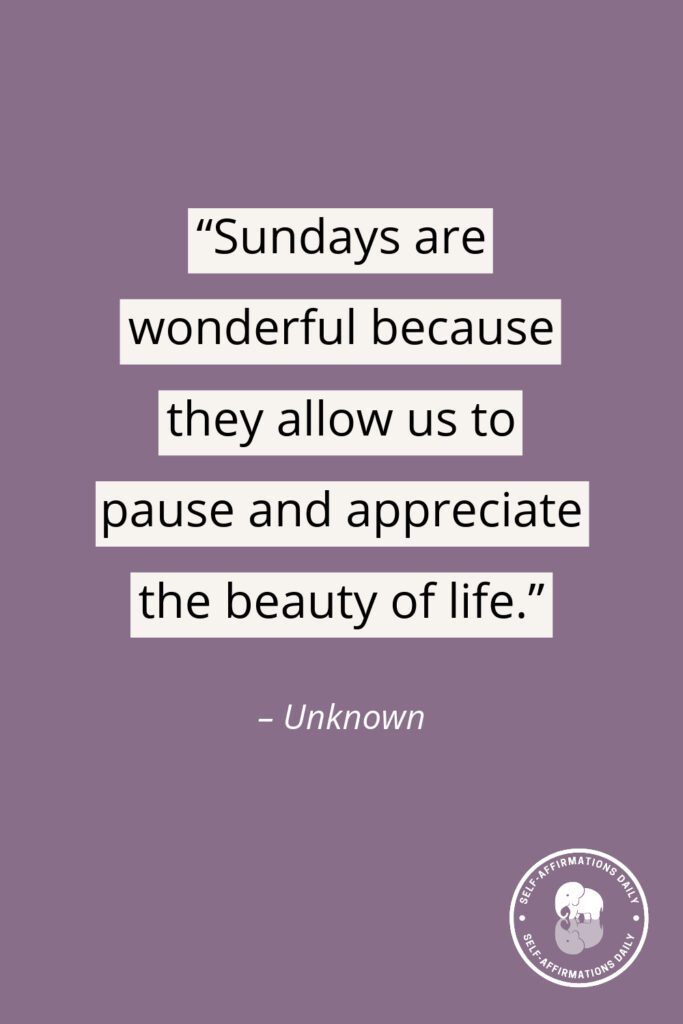 wonderful sunday quotes