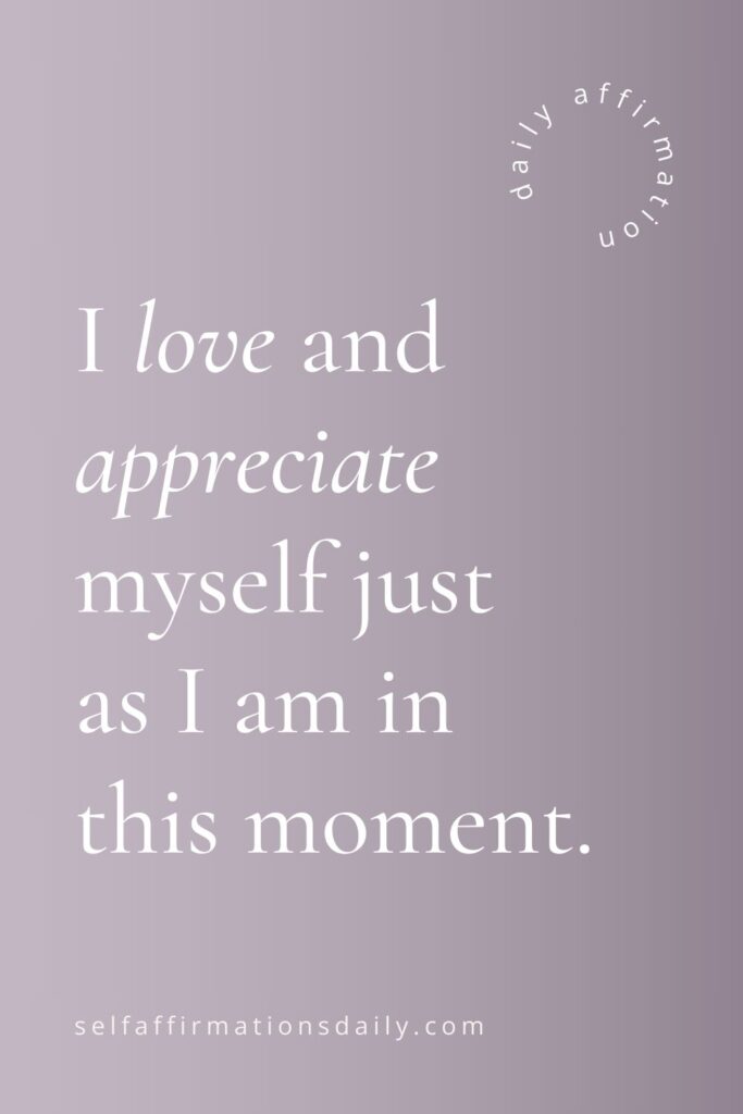 Gratitude Affirmations for Self Love