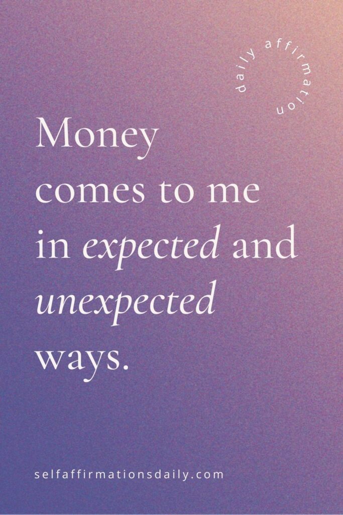 positive money affirmation