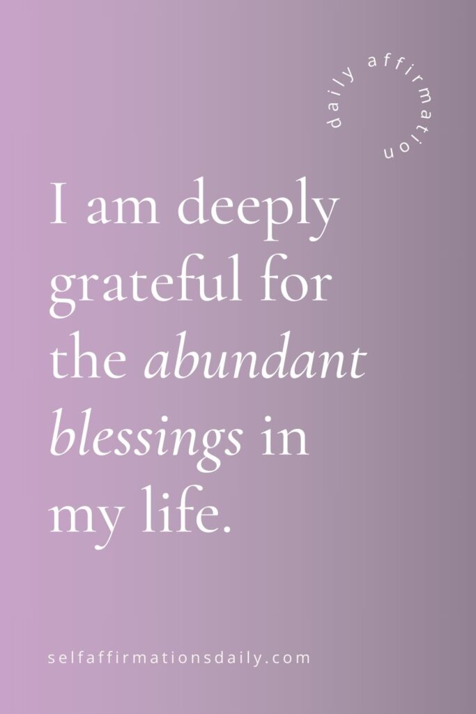 Powerful Gratitude Affirmations