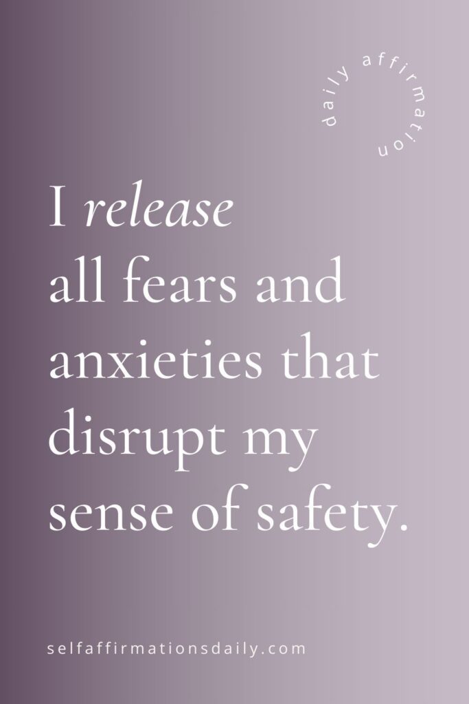 Root Chakra Affirmations for Safety