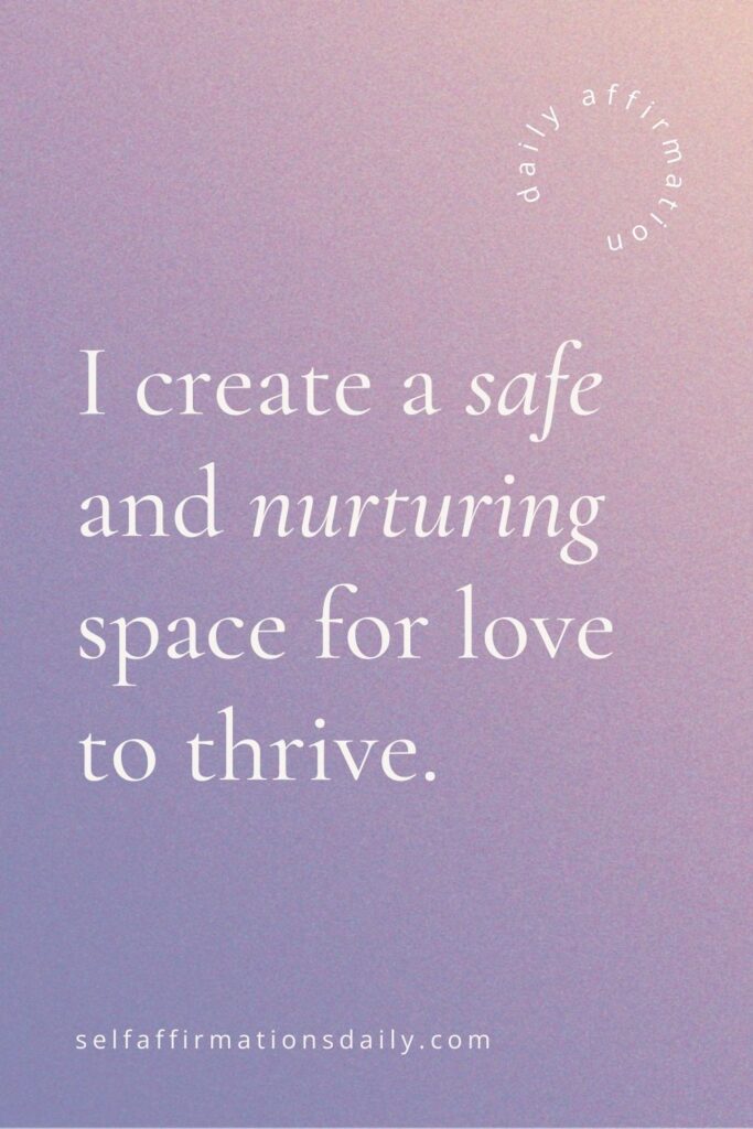 Self-Concept Affirmations for Love