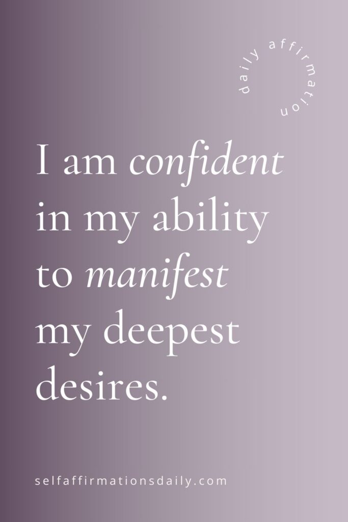 Powerful Self-Concept Affirmations for Manifestation