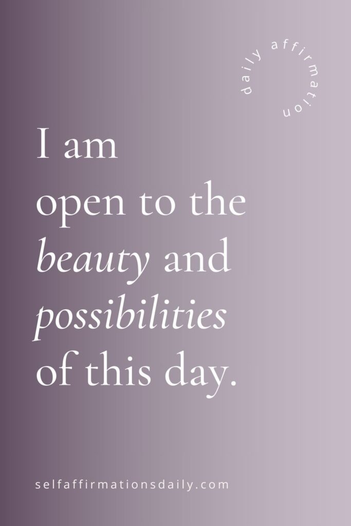 Good Morning Wednesday Affirmations